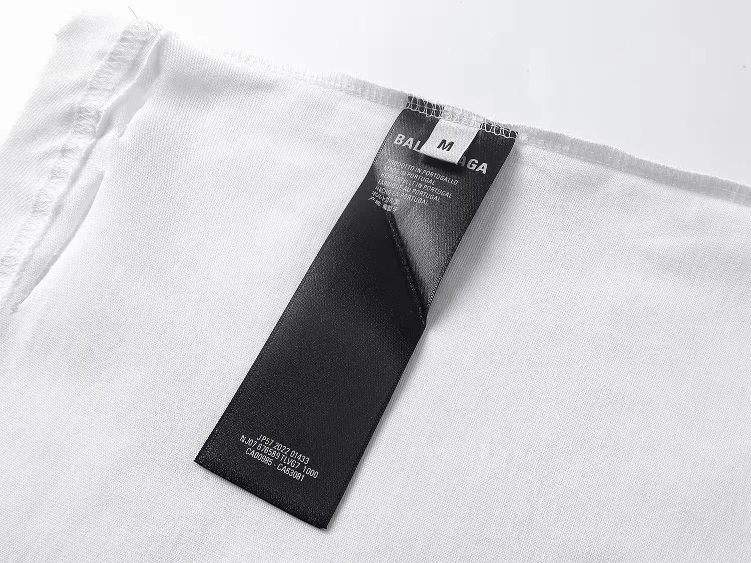 # 25SS 1917 # BALENCI*GA # 260g * 1 1 + os Same Style！！ ：3265# Sizes：xs-L ： 1 （White）